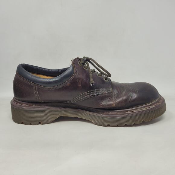 Vintage Dr. Martens Shoes Mens UK9 US10 Brown Leather 5-Eye Oxford England 8053 main image 5